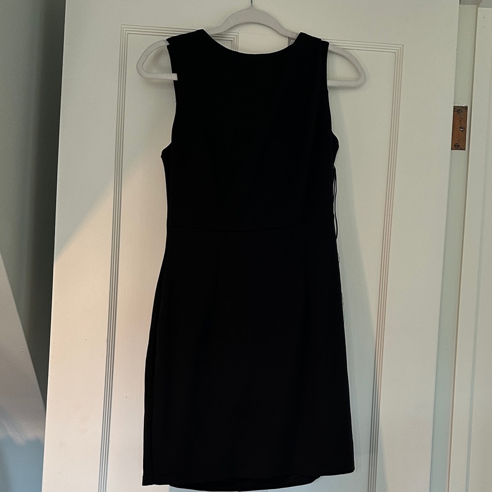 Lena Elegant Black Mini Dress NWt